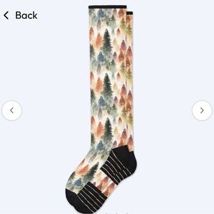 Knee-High Forest Print Compression Socks